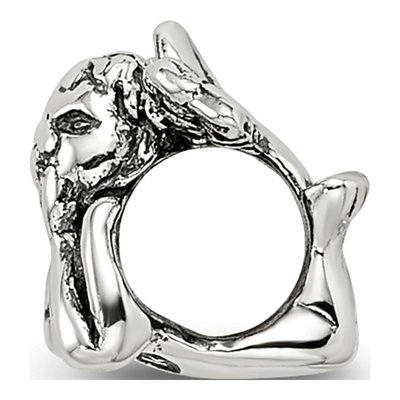 Sterling Silver Kids Angel Bead – view 4