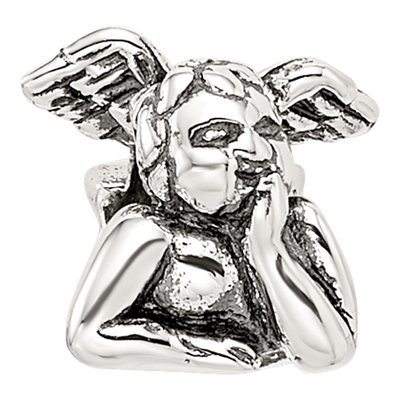 Sterling Silver Kids Angel Bead – view 5
