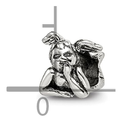 Sterling Silver Kids Angel Bead – view 8