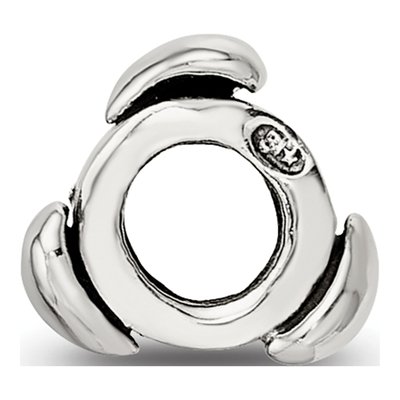 Sterling Silver Kids Hearts Bead – view 4