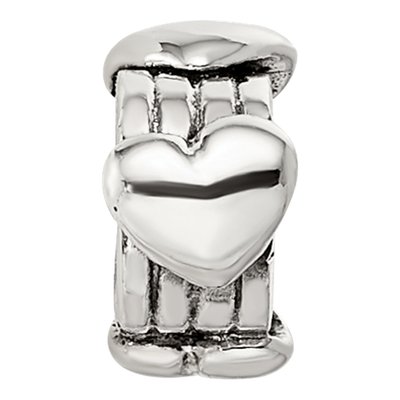 Sterling Silver Kids Hearts Bead – view 5