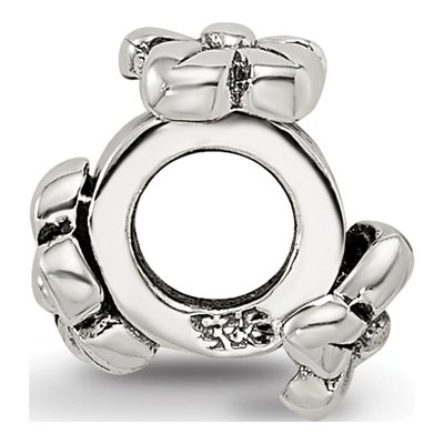 Sterling Silver Kids Flower Bead – view 4