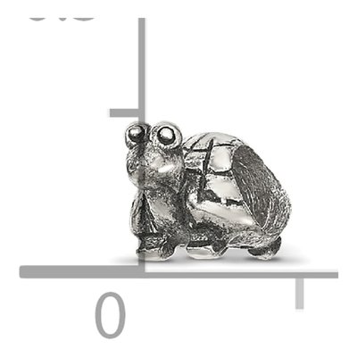 Sterling Silver Kids Turtle Bead – view 7