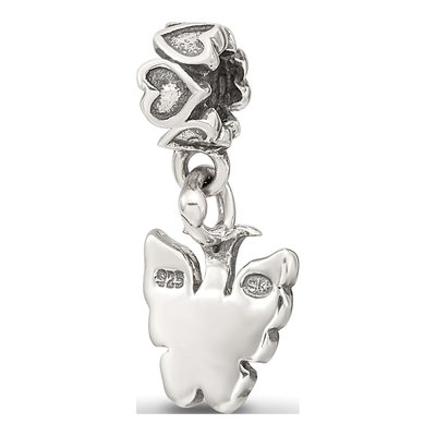 Sterling Silver Butterfly Dangle Bead – view 7