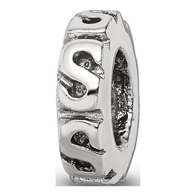 Sterling Silver Swirl Spacer Bead