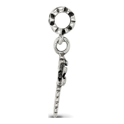 Sterling Silver Kids Dragonfly Dangle Bead – view 4