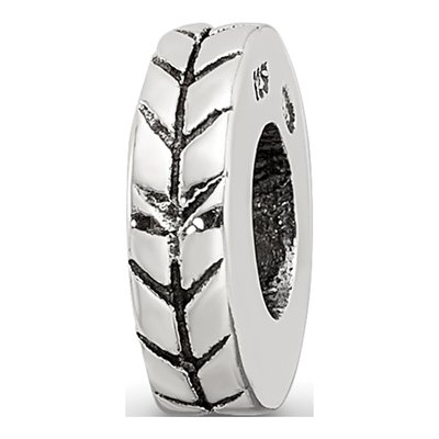 Sterling Silver Notched Spacer Bead
