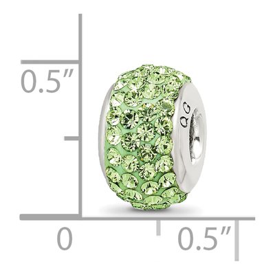 Sterling Silver Crystal August Bead – view 6