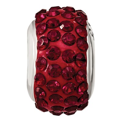 Sterling Silver Crystal January Bead – view 6