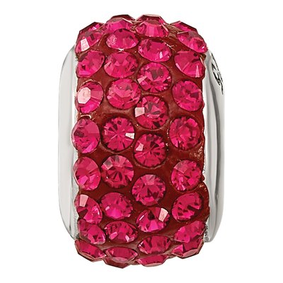 Sterling Silver Crystal July Bead – view 5