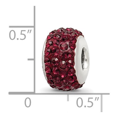 Sterling Silver Crystal June Bead – view 6
