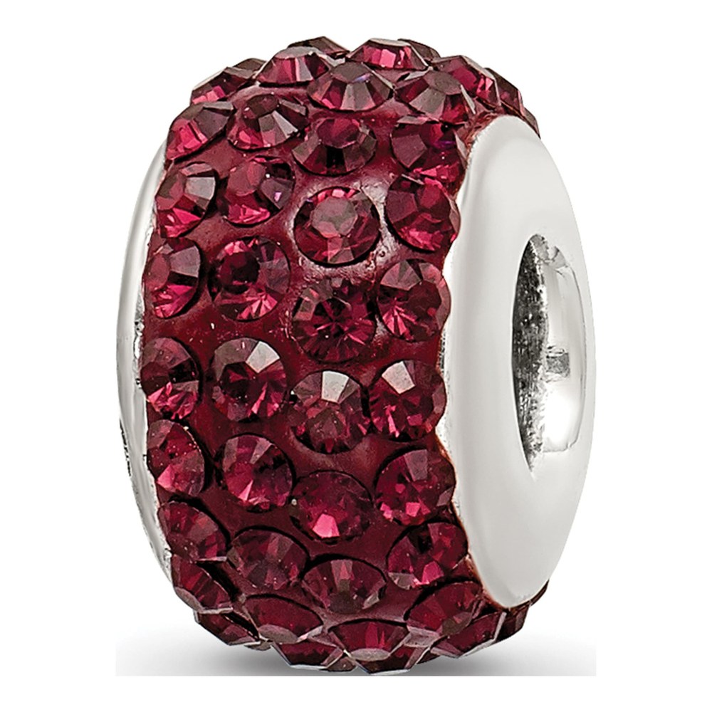 Sterling Silver Crystal June Bead