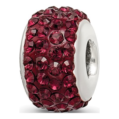 Sterling Silver Crystal June Bead