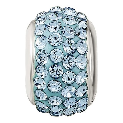 Sterling Silver Crystal March Bead – view 5