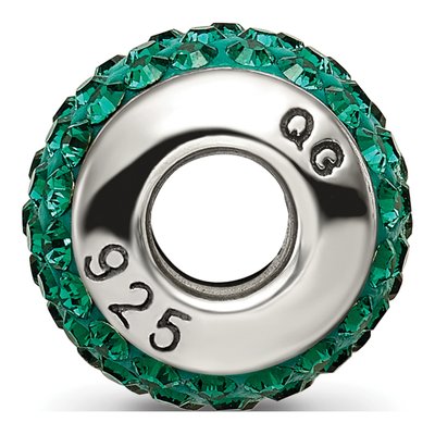Sterling Silver Crystal May Bead – view 4