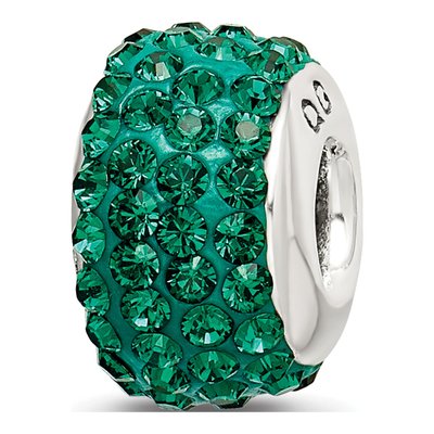 Sterling Silver Crystal May Bead