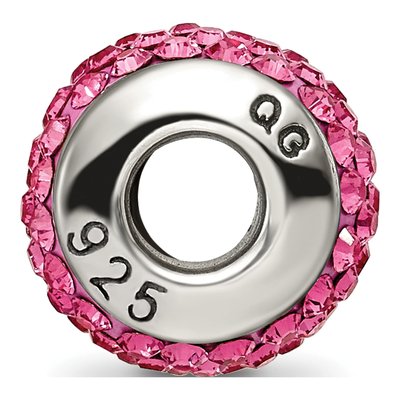 Sterling Silver Crystal Bead – view 4