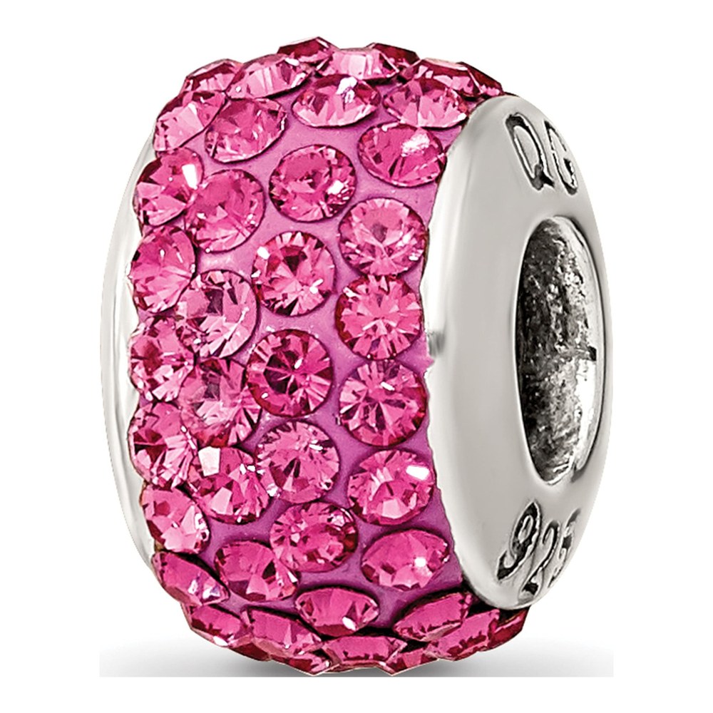 Sterling Silver Crystal Bead