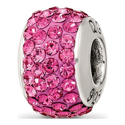 Sterling Silver Crystal Bead