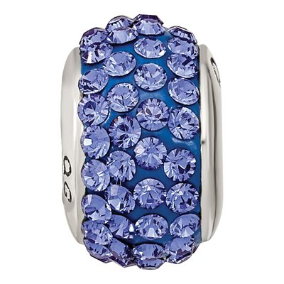 Sterling Silver Crystal September Bead – view 5