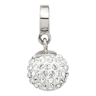 Sterling Silver Crystal April Dangle Bead – view 6