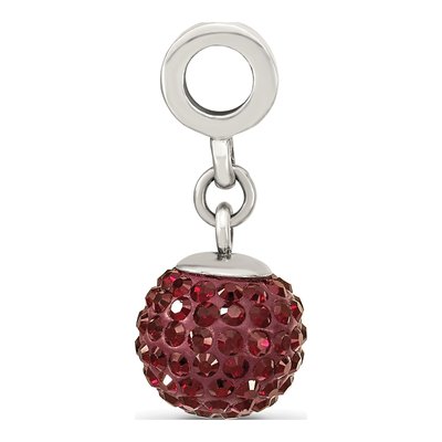 Sterling Silver Crystal Jan Dangle Bead – view 4