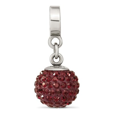 Sterling Silver Crystal Jan Dangle Bead – view 7