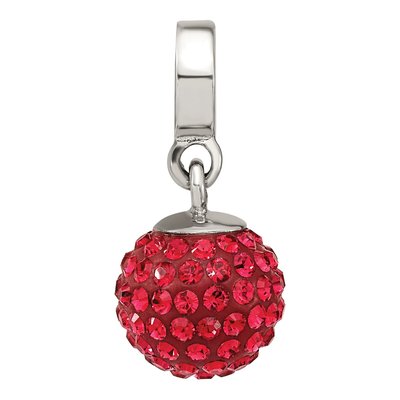 Sterling Silver Crystal July Dangle Bead – view 6