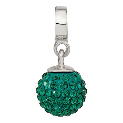 Sterling Silver Crystal May Ball Dangle Bead – view 6