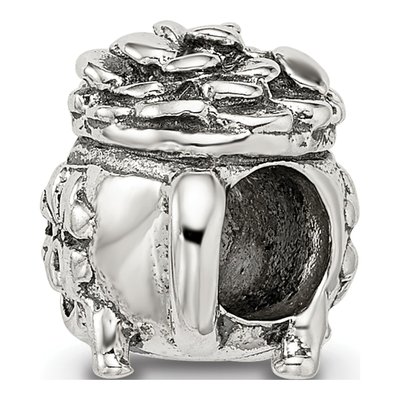 Sterling Silver Pot-Of-Gold Bead – view 4