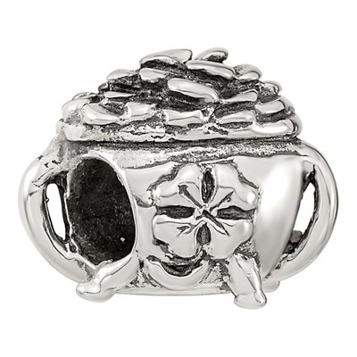Sterling Silver Pot-Of-Gold Bead – view 5