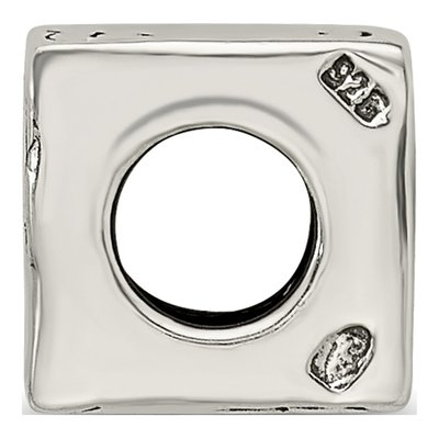 Sterling Silver Celtic Block Bead – view 4