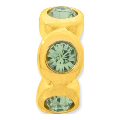 Gold-Plated Sterling Silver Crystal Bead – view 4