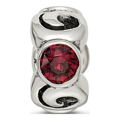 Sterling Silver Crystal June Bead – view 7