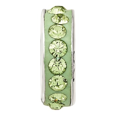 Sterling Silver Crystal August Bead – view 5