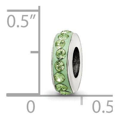 Sterling Silver Crystal August Bead – view 6