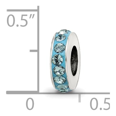 Sterling Silver Crystal December Bead – view 6