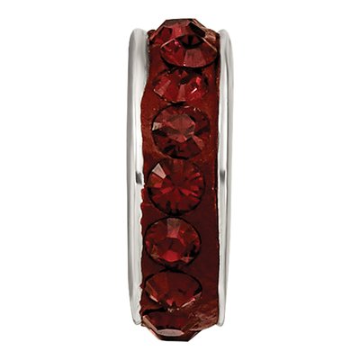 Sterling Silver Crystal January Bead – view 5