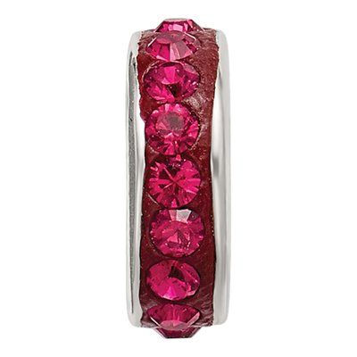 Sterling Silver Crystal July Bead – view 5