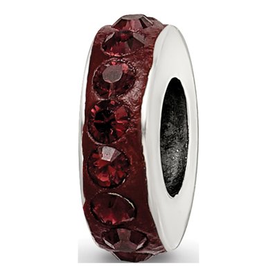 Sterling Silver Crystal June Bead