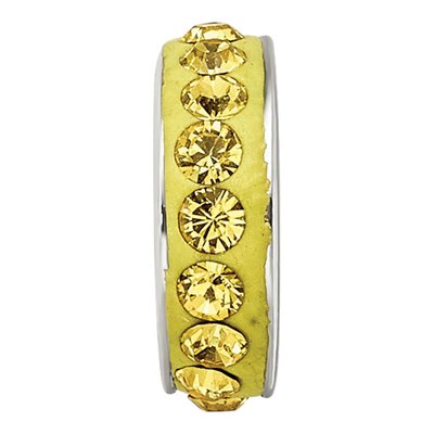 Sterling Silver Crystal Nov Bead – view 5