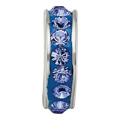 Sterling Silver Crystal September Bead – view 5