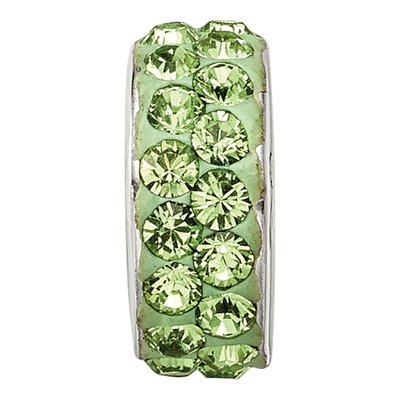 Sterling Silver Crystal Aug Bead – view 5