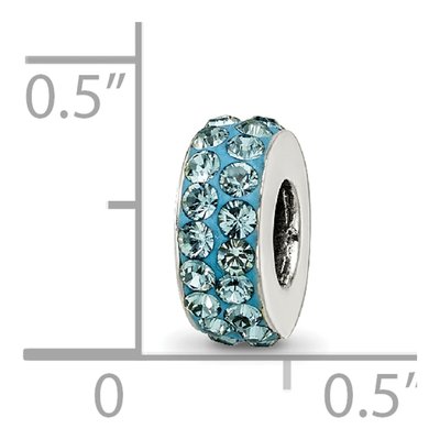 Sterling Silver Crystal Bead – view 5