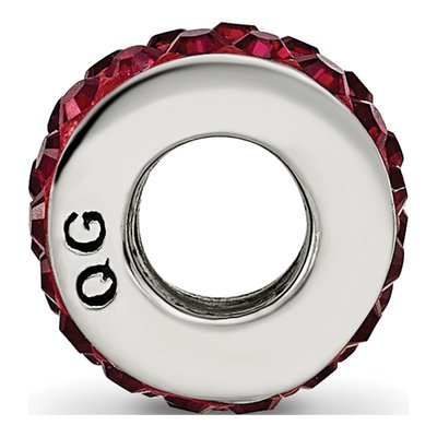 Sterling Silver Crystal Jan Bead – view 4