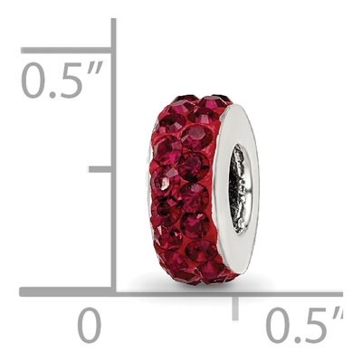 Sterling Silver Crystal Jan Bead – view 6