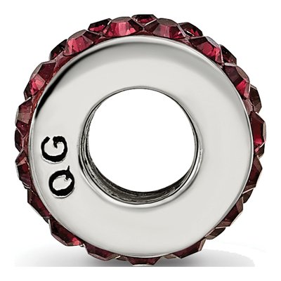 Sterling Silver Crystal June Bead – view 4