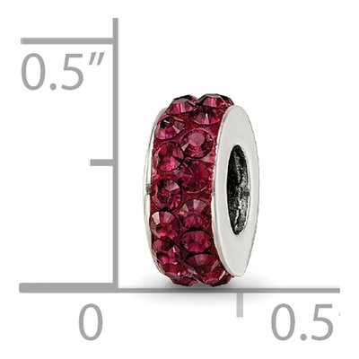 Sterling Silver Crystal June Bead – view 6