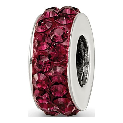 Sterling Silver Crystal June Bead