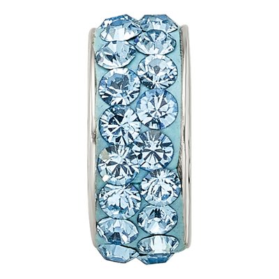 Sterling Silver Crystal March Bead – view 5